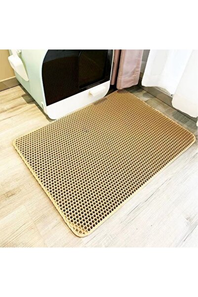 Choice5 60x90cm yellow Large Waterproof Double Layer Cat Litter Mat Non-Slip ...