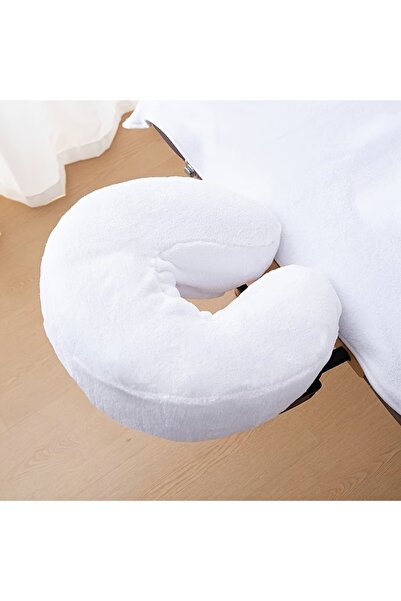 Choice5 White U-shape Pillow Covers Reusable Massage Face Rest Cradle Covers ...