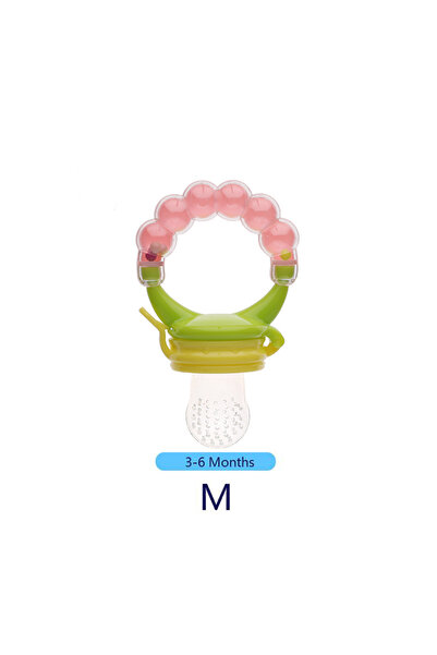 Choice5 Pink-M Baby Fruit Feeder Pacifier, Silicone Baby Food Feeder for Teet...