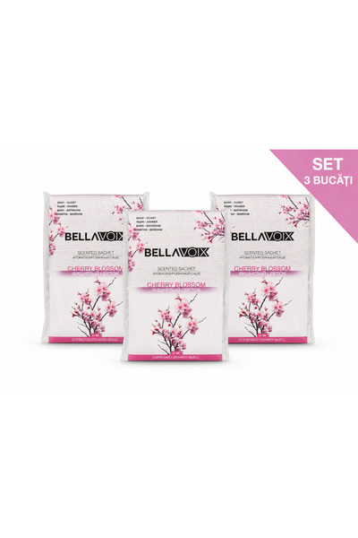BELLAVOIX Plicuri Parfumate pentru Dulap și Sertare, Set 3 Bucăți x 21 g, Par...