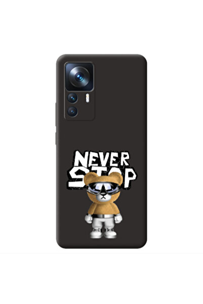 Other Xiaomi Mi 12T Never stop Black Colored Silicone TPU Θήκη