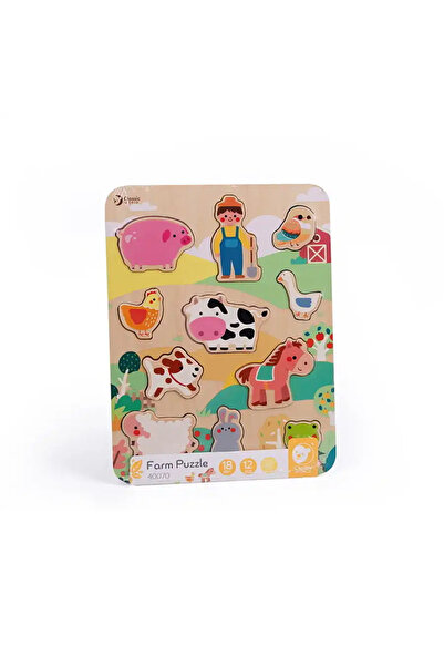 Classic World Wooden Puzzle - Farm 40070