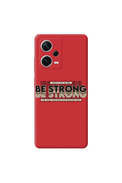 Other Xiaomi Poco X5 Positivemind Red Colored Silicone TPU Θήκη