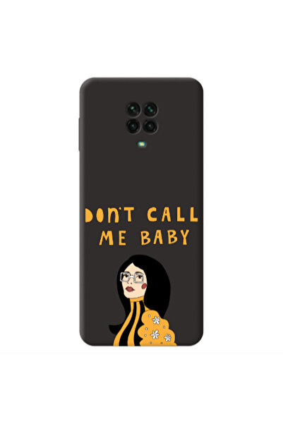 Other Xiaomi Redmi Note 9 Pro Call me baby Black Colored Silicone TPU Θήκη