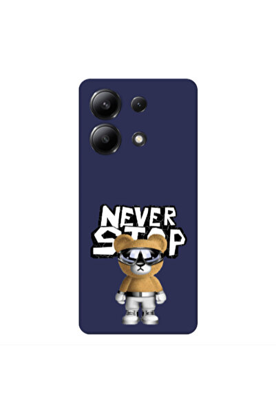 Other Xiaomi Redmi Note 13 4G Never stop Dark blue Colored Silicone TPU Θήκη