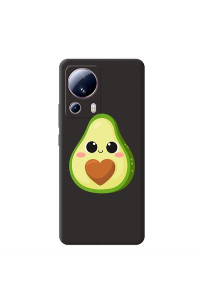 Other Xiaomi Mi 13 Lite Baby avocado Black Colored Silicone TPU Θήκη