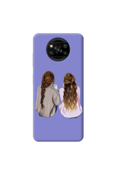 Other Xiaomi Poco X3 /X3 Pro Friends Purple Colored Silicone TPU Θήκη