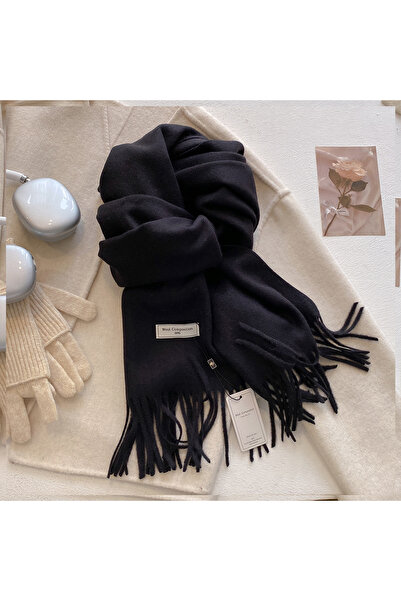 Choice19 black New 26 Color Winter Scarf For Women Long Warm Cashmere Scarves...