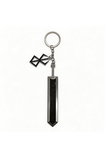 Choice4 bilibili Black Brand Sword Berserk Guts Dragonslayer Sword Keychain G...