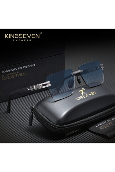 Choice نظارات شمسية رجالية عصرية من KINGSEVEN باللونين الأسود والأزرق، نظارات...
