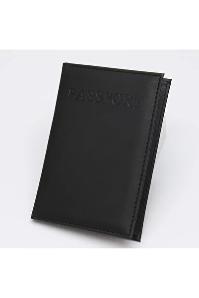 Choice black 1 PC Fashion New PU Women Passport Holder Case Couple Models Gir...