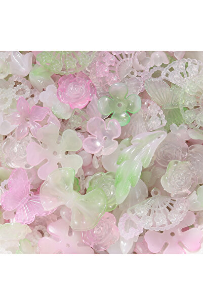 Choice9 Jelly Color 06 30g/Lot ABS Color Mixed Beads Colorful Acrylic Spacer ...