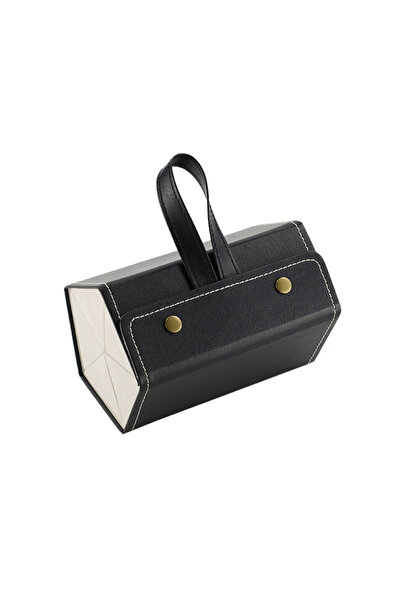 Choice9 5 pairs - Black Portable Glasses Case Cover PU Leather 5 Pairs of Sun...