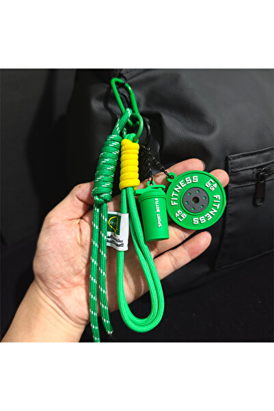 Choice13 b-green Fitness Keychain for Gym Lovers Premium Gift Sports Enthusia...