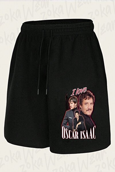 ZOKAWEAR Unisex I Love Oscar Isaac Pedro Pascal Design Printed Shorts