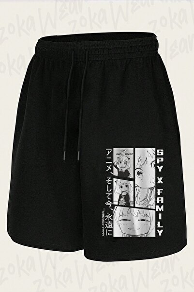 ZOKAWEAR Unisex Spy X Family Anya Forger V2 Design Printed Shorts