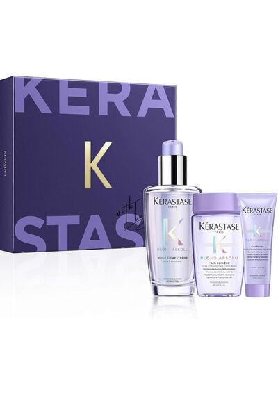 Kerastase Set ingrijire Blond Absolu Huile Cicaextreme 100ml + Bain Lumiere 8...