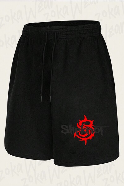 ZOKAWEAR Unisex Logo Slipknot t Design Printed Shorts
