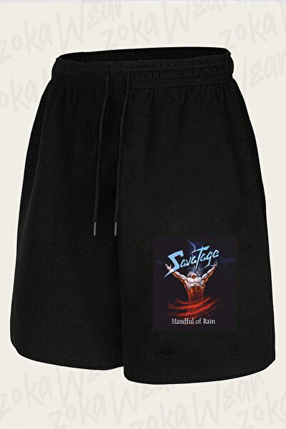 ZOKAWEAR Unisex Savatage Design Printed Shorts