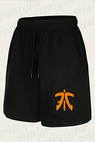 ZOKAWEAR Unisex Fnatic Logo Design Printed Shorts