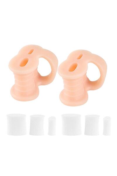 Choice Beige 1 Pair Toe Separator Bunion Corrector Gel Toe Spacer Toe Protect...