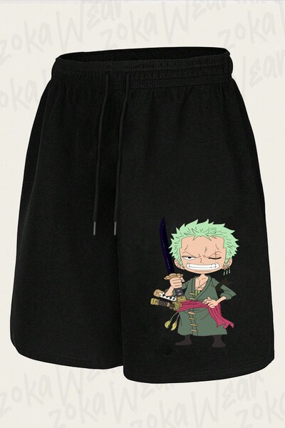 ZOKAWEAR Unisex One Piece Zoro Design Σορτς με στάμπα