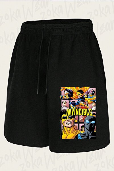 ZOKAWEAR Unisex Σορτς με στάμπα Invincible v3 Design