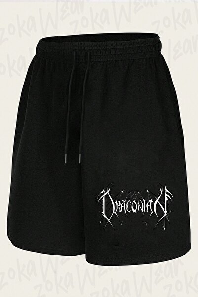 ZOKAWEAR Unisex Draconian Design Printed Shorts