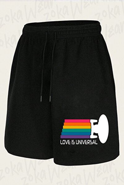 ZOKAWEAR Unisex Σορτς με στάμπα  "The Next Generation " με σχέδιο  "Pride Lov...