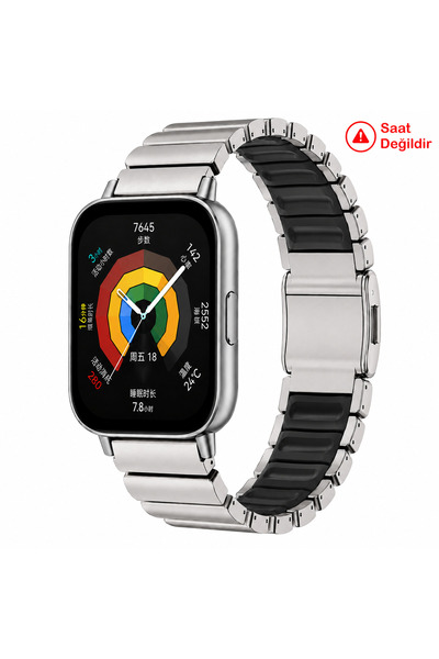 Dexmon Redmi Watch 5 Active / Redmi Watch 5 Lite Uyumlu 22mm Çift Renk Paslan...