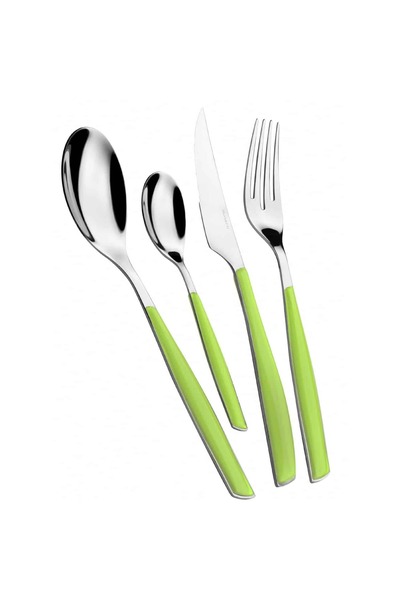 CASA BUGATTI Set de 24 de piese de tacâmuri, - Glamour, verde deschis