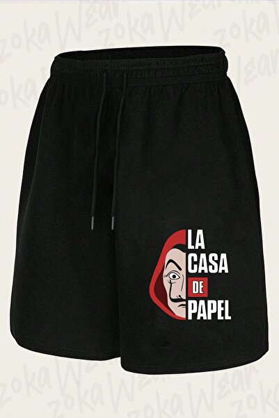 ZOKAWEAR Unisex La Casa De Papel Design Printed Shorts