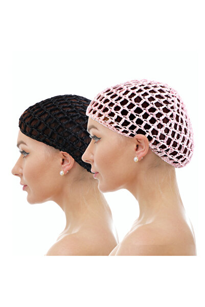 Choice5 شبكة شعر بمقاس واحد BK PK 2/3 قطعة/مجموعة، غطاء رأس للنوم، للاستخدام ...