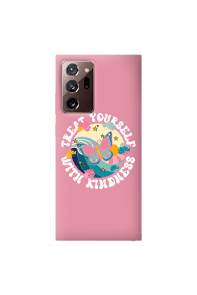 Other Samsung Note 20 Plus Kindless Yourself Pink Colored Silicone TPU Θήκη