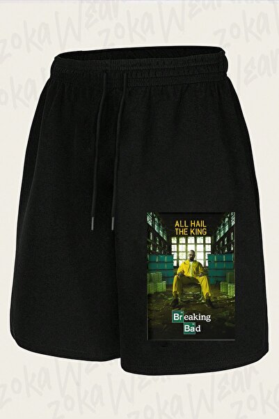 ZOKAWEAR شورت مطبوع بتصميم All Hail Heisenberg من Breaking Bad للجنسين