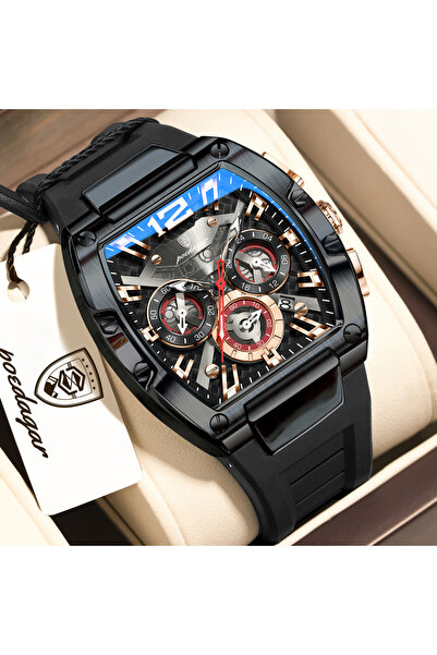 Choice3 9051 Black Black Luxury Men's Watches Luminous Waterproof Silicone Da...