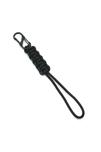 Choice black New Handmade Braided Outdoor Mountaineering Keychain Unisex 5 Co...