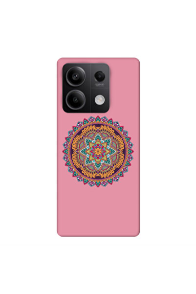 Other Xiaomi Redmi Note 13Pro 5G Mandala D102 Pink Colored Silicone TPU Θήκη