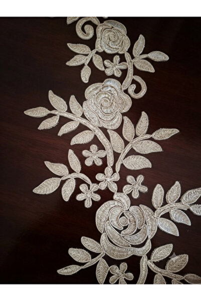 lolipophobi Applique French Guipure Lace 15X35 cm 1 Piece, Lace, Handmade