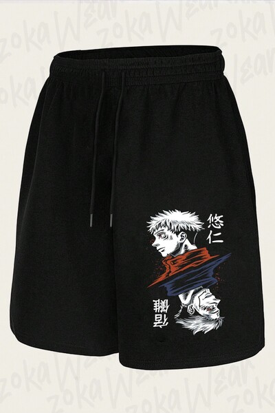 ZOKAWEAR Unisex Ryomen Sukuna Design Printed Shorts