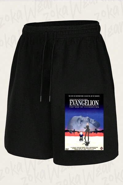 ZOKAWEAR Unisex End of Evangelion Meme Design Printed Shorts