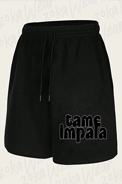 ZOKAWEAR شورت مطبوع بتصميم Tame Impala v15 للجنسين