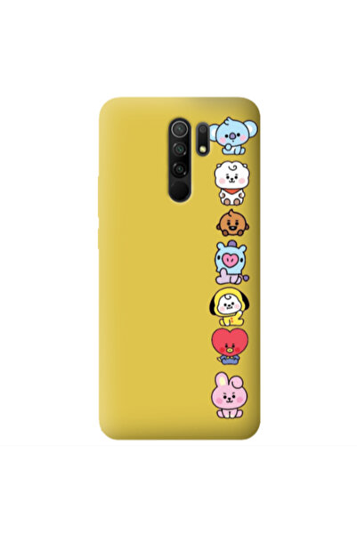 Other Xiaomi Redmi 9 Lovely animals Yellow Colored Silicone TPU Θήκη