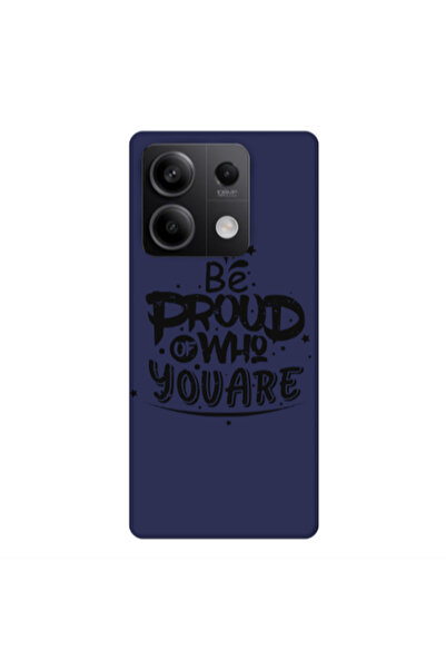 Other Xiaomi Redmi Note 13 5G Be proud of who you are Dark blue Colored Silic...