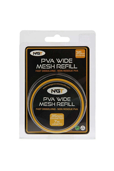 NGT Tackle Rezervă sac solubil NGT PVA - Lat - 35mm - 7m
