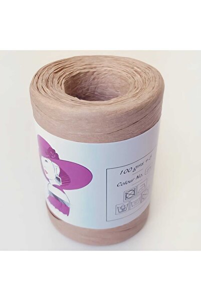 Nas Natura Yumuşak Raffia Rafya 100 gr NSX100 D76-SÜTLÜ KAHVE