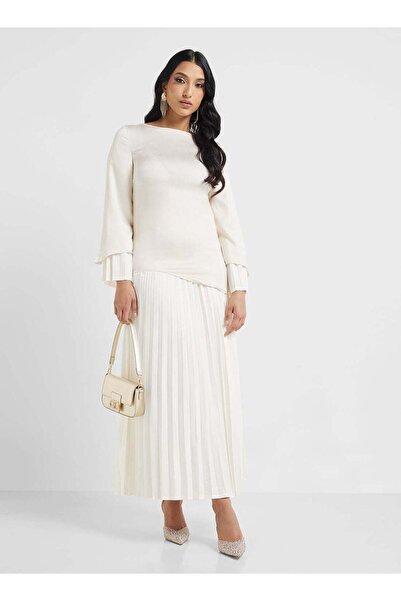 Khizana Tunic Top & Pleated Skirt Set