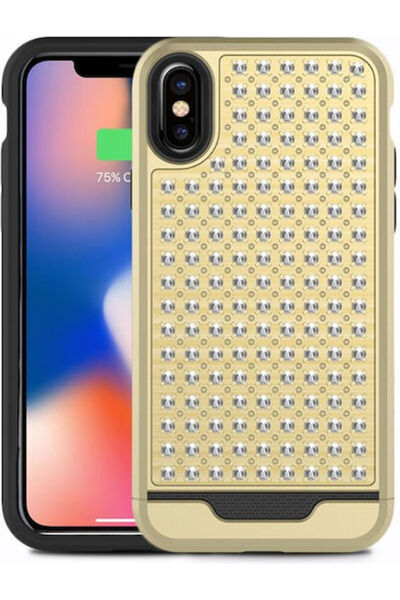 Zizo Husă spate Silicon / Plastic Auriu (iPhone X / Xs)