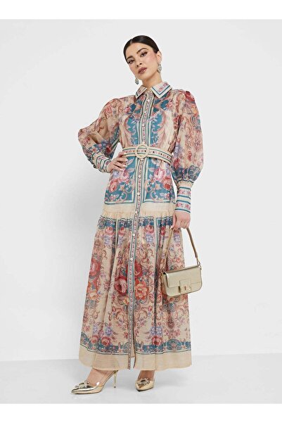 Khizana Abstract Print Dress