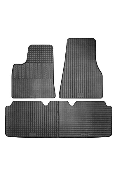 RapidAuto Set covorase auto din cauciuc Tesla S 2012-, Negre
